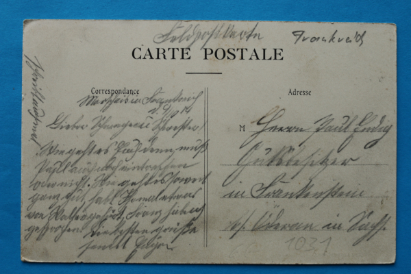 Photo Postcard PC Marchais 1914 France